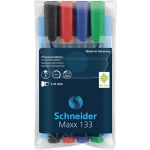 Schneider Electric Marker Maxx 133 Permanent Beitelpunt Etui á 4 Stuks