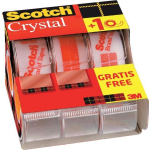 Scotch Plakband Crystal Tape, Ft 19 Mm X 15 M, Doos Van 2 + 1 Stuk Gratis