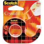 Scotch Plakband Crystal Ft 19 Mm X 7,5 M, Blister Met 1 Afroller Met 1 Rolletje