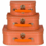 Kinderkoffertje Pastel 20 Cm - Oranje