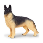 Plastic Duitse Herder Hond 9 Cm