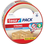 Tesa Verpakkingsplakband Strong, Ft 38 Mm X 66 M, Pp, Transparant
