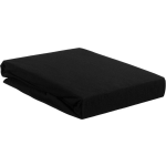 Beddinghouse Percale Katoen Topper Hoeslaken - 100% Percale Katoen - 1-persoons (80/90x200 Cm) - Black - Zwart