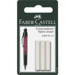 Faber Castell Reservegum Voor Grip Plus Blister A 3 Stuks - Wit