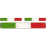 Quattroerre 3d-stickers Italiaanse Vlag 3 Stuks - Groen