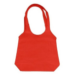 Rode Opvouwbare Tas Met Hengsels 43 X 41 Cm - Shopper - Rood