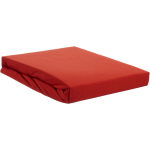 Beddinghouse Jersey Lycra Topper Hoeslaken - 95% Gebreide Katoen - 5% Lycra - 2-persoons (140/160x200/220 Cm) - - Rood