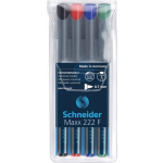 Schneider Electric Universele Marker Maxx 222 F Permanent Etui A 4 Stuks Assorti