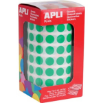 Apli Kids Stickers Op Rol, Cirkel Diameter 10,5 Mm, - Wit