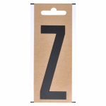 Letter Sticker Z 10 Cm - Zwart
