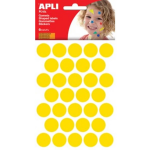 Apli Kids Stickers, Cirkel Diameter 20 Mm, Blister Met 180 Stuks, - Wit
