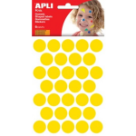 Apli Kids Stickers, Cirkel Diameter 20 Mm, Blister Met 180 Stuks, - Blanco