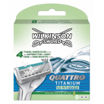 Wilkinson Quattro Sensitive Scheermesjes - Titanium