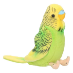 Pluche Knuffel Vogel Parkiet 11 Cm - Groen