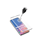 Screenprotector Tempered Glass Curved voor Samsung Galaxy S10 - Zwart