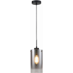 Freelight Hanglamp Ventotto 1 Lichts Ø 15 Cm Rook Glas - Zwart