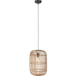 Sense' Living Hanglamp Rio 46 X 114 Cm Bamboe Naturel/zwart