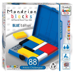 Ah!Ha Games Logica-spel Mondriaan Blokken 56 Delig - Blauw