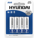 Hyundai - Super Alkaline Aa Batterijen - 4 Stuks