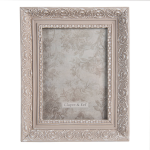 Clayre & Eef Fotolijst 2f0807 19*2*24 Cm / 13*18 Cm - Kunststof - Grijs