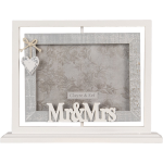 Clayre & Eef Fotolijst 2f0817 29*6*22 Cm / 18*13 Cm - Mdf / Glas - Grijs