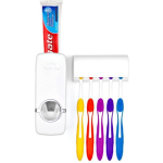HA-MA TOOLS Tandenborstel Houder En Automatische Tandpasta Dispenser - Wit