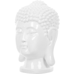 Beliani Buddha Decofiguur Polyresin 24 X 24 Cm - Blanco