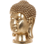 Beliani Buddha Decofiguur Polyresin 24 X 24 Cm - Goud