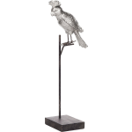 Beliani Cockatoo Decofiguur Polyresin 13 X 17 Cm - Silver