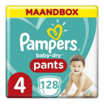 Pampers Baby Dry Nappy Pants Maat 4 -128 Luierbroekjes Maandbox