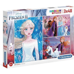 Clementoni Legpuzzel Frozen 2 48 Stukjes 3 Stuks