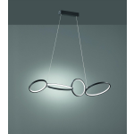 TRIO Rondo Hanglamp - Negro