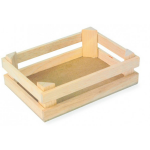 Drie Houten Kisten 11 X 8 X 6 Cm - Beige