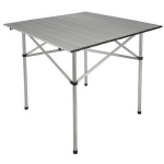 Inklapbare Camping Tafel Aluminium 70 X 70 X 70 Cm - Tafel Voor Op De Camping Of In De Tuin - Grijs