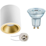 Osram - Opbouwspot Set - Parathom Par16 930 36d - Pragmi Cliron Pro - Gu10 Fitting - Dimbaar - Opbouw Rond - Mat