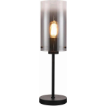 Freelight Tafellamp Ventotto H 58 Cm Ø 15 Cm Rook Glas - Zwart