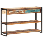 Vidaxl Dressoir 120x30x75 Cm Massief Gerecycled Hout - Bruin