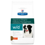 Hill's W/D Digestive/Weight/Diabetes Management Zak Kip - Hondenvoer - 4 kg Veterinaire Dieetvoeding