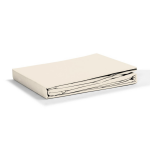Voordeeldrogisterij Premium Hoeslaken Jersey Topper Gebroken - 180×210 cm - Wit