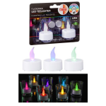 Huismerk Premium LED Theelicht Kleur Veranderend - Set Van 2 - Wit