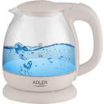 Adler Waterkoker Glas Elektrisch 1,0L - AD 1283C - Beige