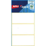 Agipate Etiketten In Etui Ft 34 X 75 Mm (B X H),21 Stuks, 3 Per Blad - Wit