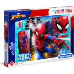 Clementoni Supercolor Spider-man Legpuzzel 104 Stukjes - Blauw