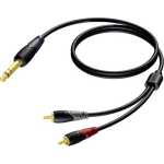 Procab CLA719 Classic 1x stereo jack - 2x RCA verloopkabel 3m