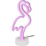 BES LED Led Tafellamp - Trion Flamingo - 1w - Usb - Rond - Mat - Kunststof - Wit