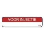 Spruyt Hillen Sticker Voor Injectie Slm - Rood