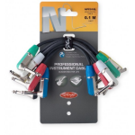 Stagg NPC010LR-6 patchkabelset 6 stuks 10 cm