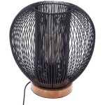 Bedrade Lamp - E27 - 40 W - H. 27,5 Cm - - Negro