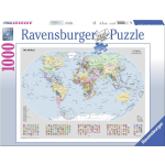 Ravensburger Puzzel Staatkundige Wereldkaart - 1000 Stukjes