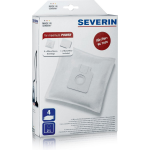Severin Stofzuigerzak Sb 7211 - 4 Stuks + Filter - Grijs